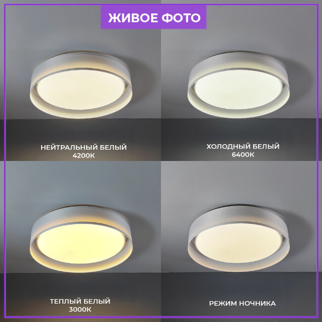 Потолочный светильник Seven Fires Лагом 48203.40.72.77WT-IV