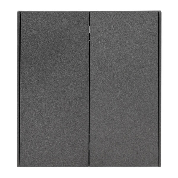 KRANZ Выключатель STRONG 2 кл перекрестный (переключатель) 10А с/у графит KR-78-0733-6