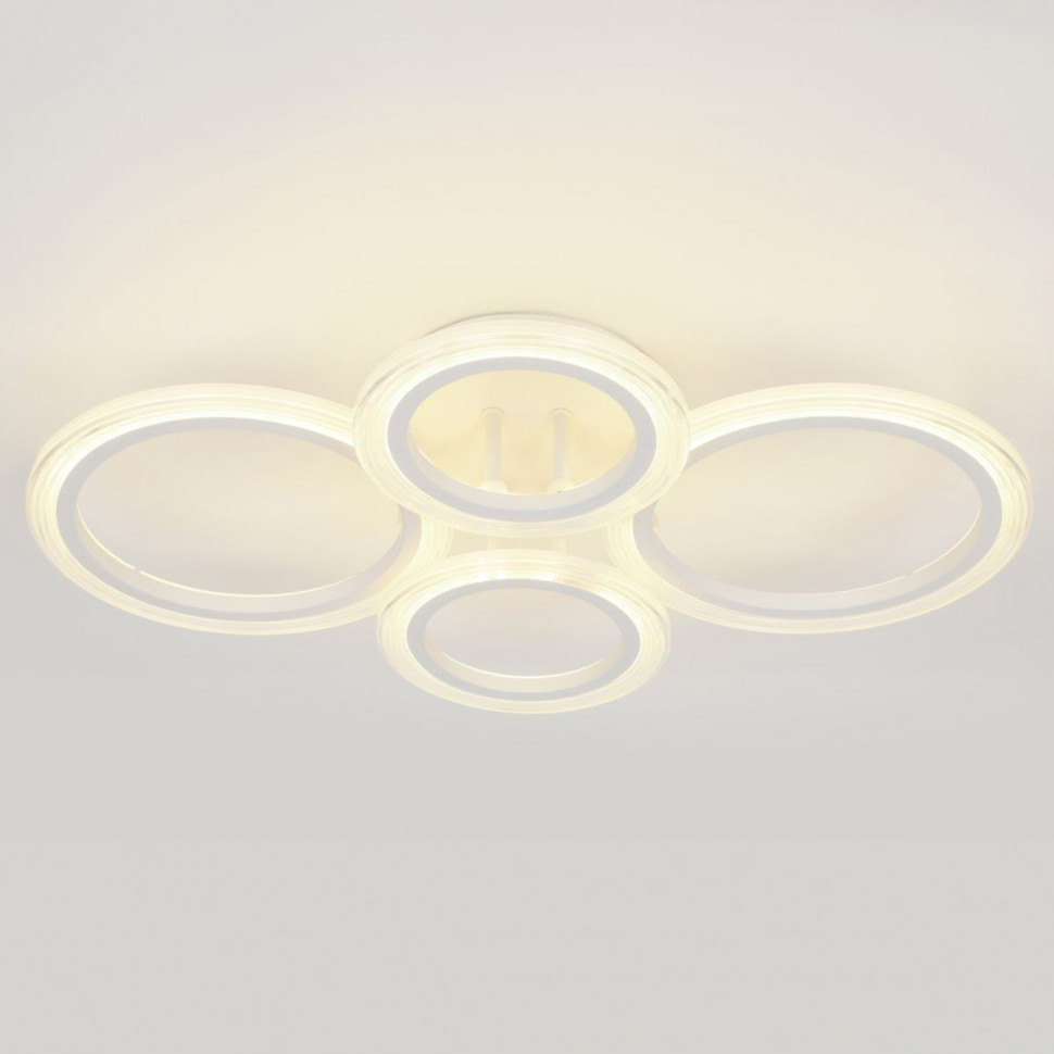 Потолочный светильник Эра Модерн Ring CLL-1-59W 3K-6,5K RC WH