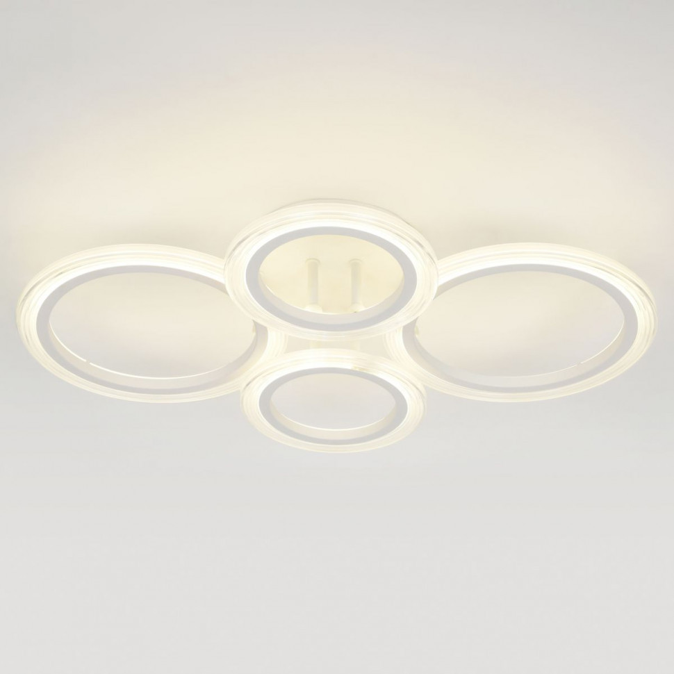Потолочный светильник Эра Модерн Ring CLL-1-59W 3K-6,5K RC WH