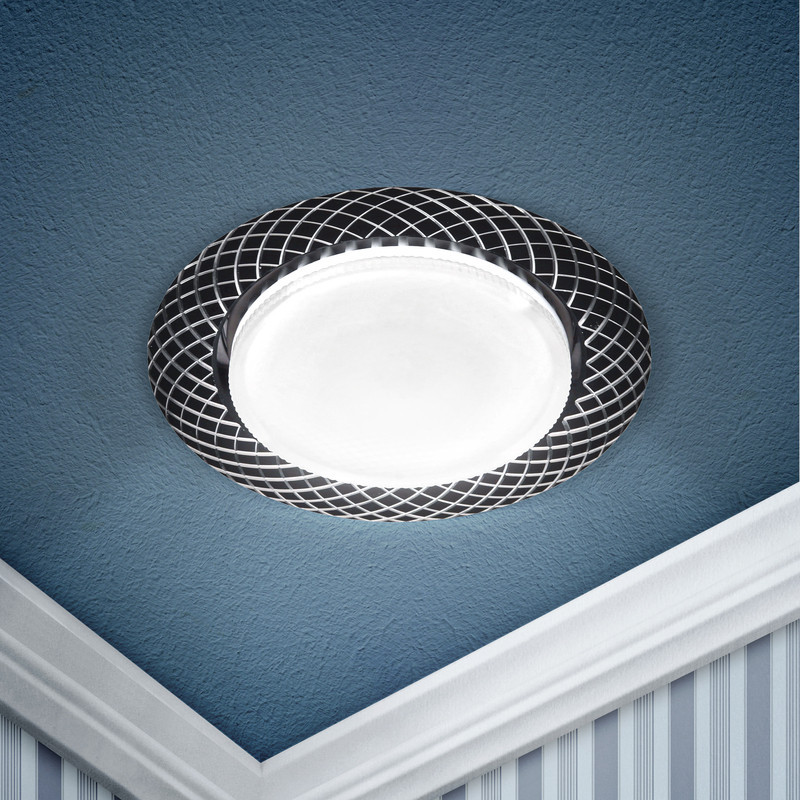 Встраиваемый светильник Эра KL 76 AL/BK /1 Б0049007