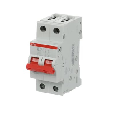 Рубильник ABB SD202/50 AC/DC 2P 50A 25кА 2CDD282101R0050