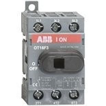 Рубильник ABB OT16F3 16А 3P на DIN-рейку или монтажную плату (с ручкой) 1SCA104811R1001