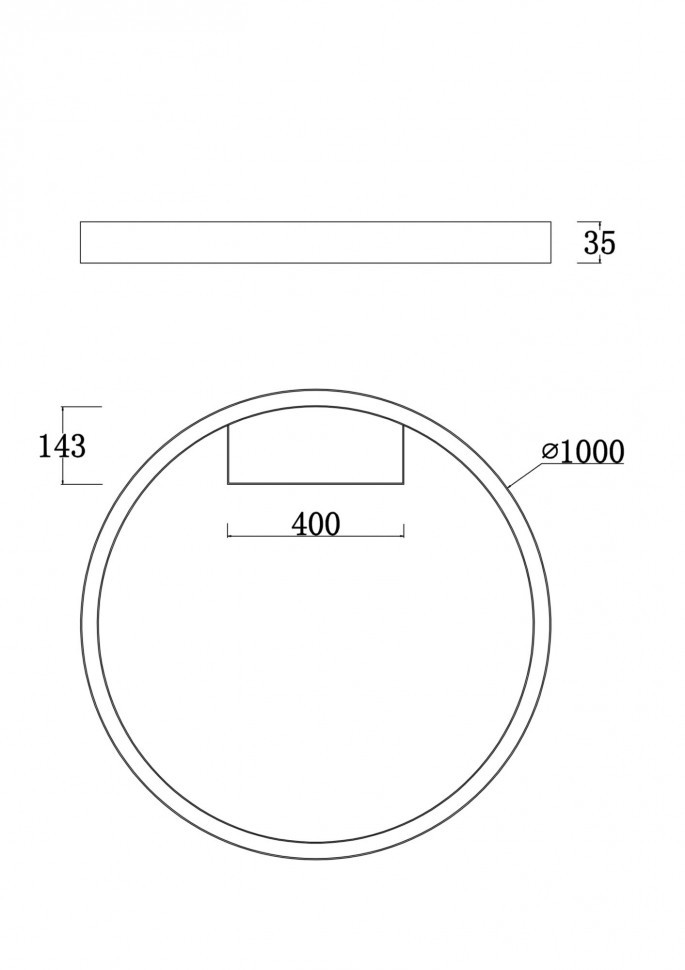 Потолочный светильник Maytoni MOD058CL-L65BS4K