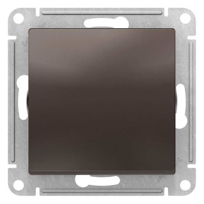 Кнопка звонка Systeme Electric Atlas Design мокко ATN000615