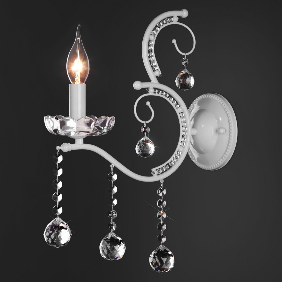 Бра с хрусталем 10107/1 хром