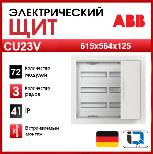 Бокс в нишу 72М CU23V 615x564x125 ABB 2CPX052612R9999