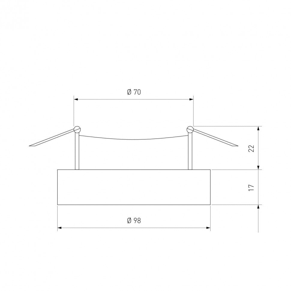 Встраиваемый светильник Elektrostandard 118 MR16 серебро/черный 4690389168949