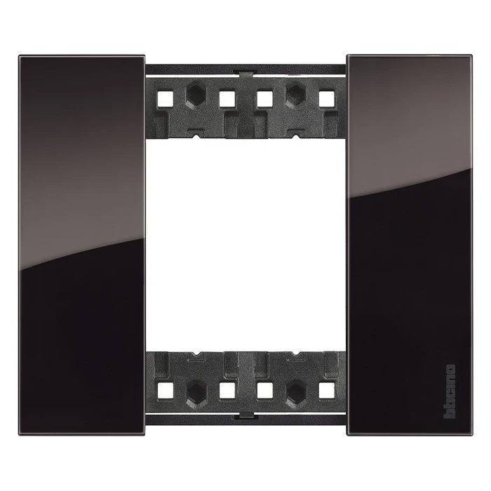 Рамка одинарная (2 мод) с суппортом немецкий стандарт Bticino Living Now ночь 