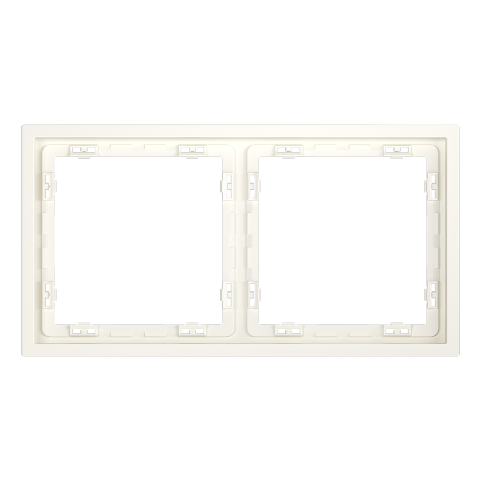 Рамка пластиковая VOLTUM S70 на 2 пост, (хлопок)