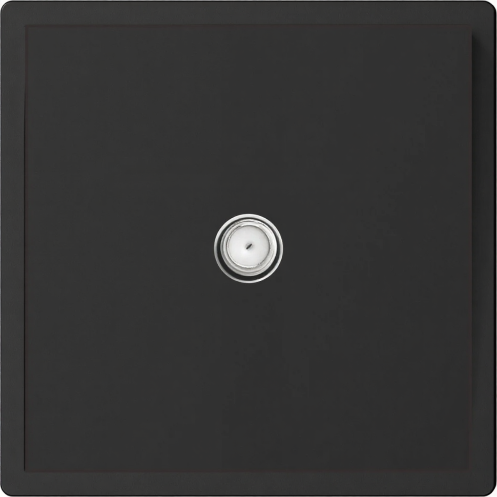 Розетка антенная SAT, IP-20.(черный)