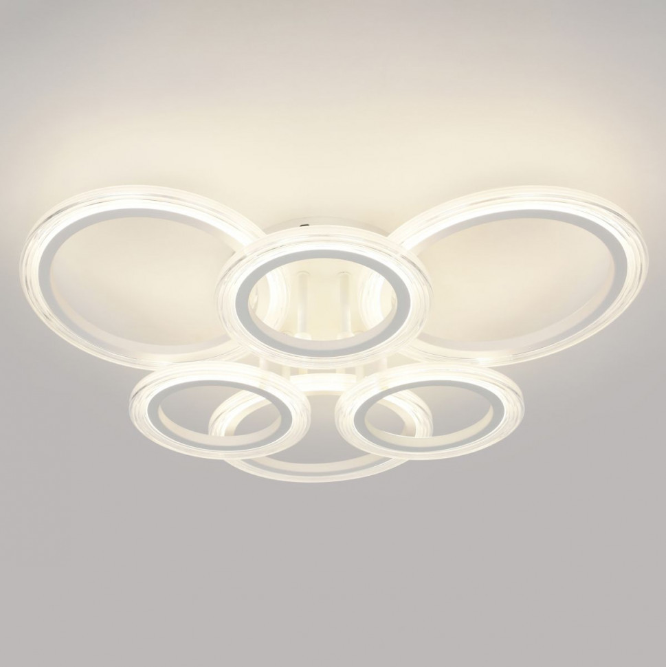 Потолочный светильник Эра Модерн Ring CLL-1-90W 3K-6,5K RC WH