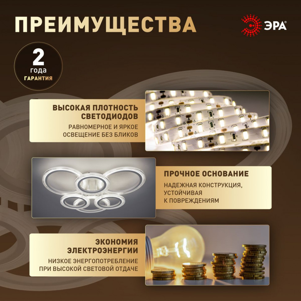 Потолочный светильник Эра Модерн Ring CLL-1-90W 3K-6,5K RC WH