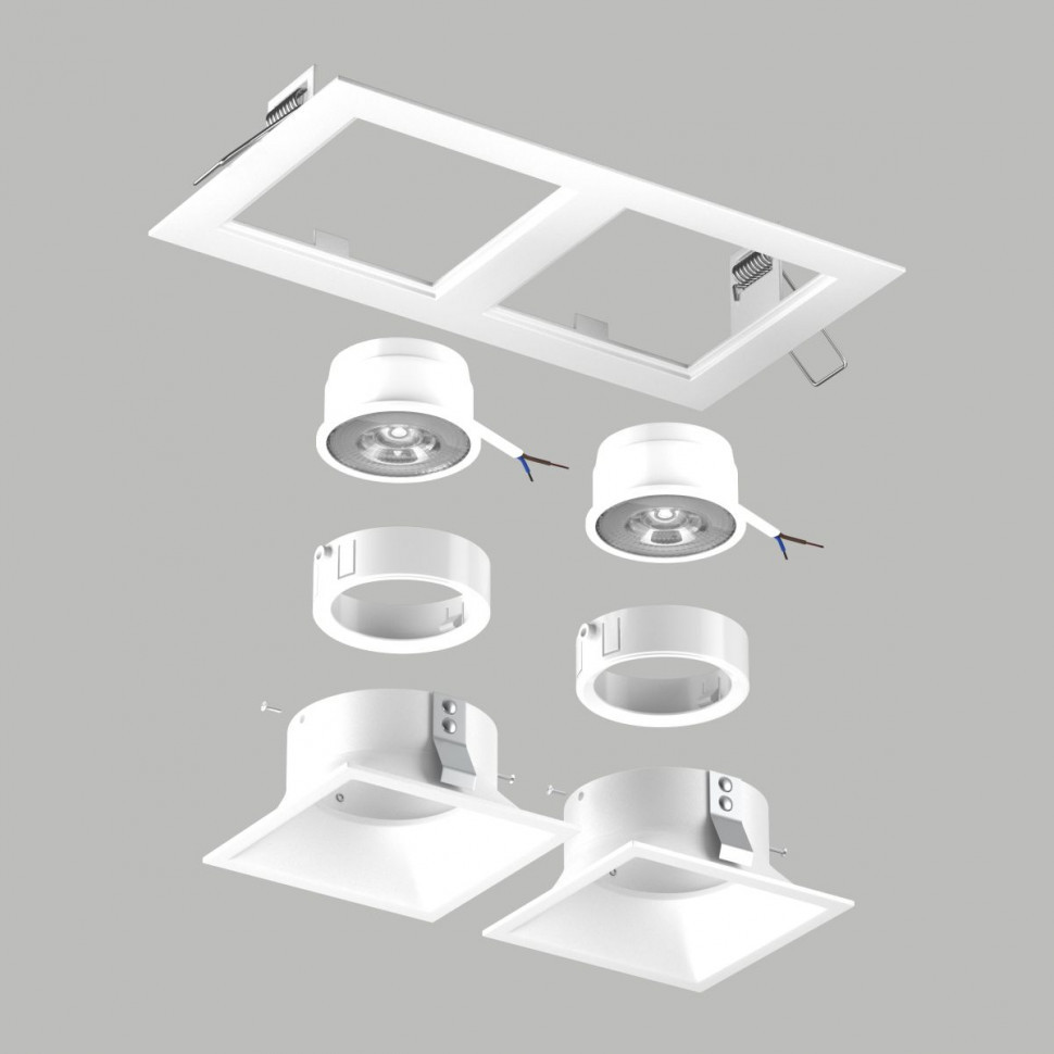Встраиваемый светильник Lightstar Domino (214526+214506+214506+214006+214006) D5260606WMOD