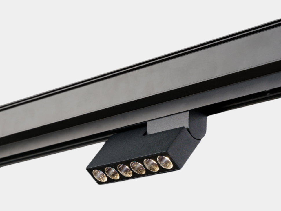  LUMKER Светильник-книжка дарклайт, серия SY-LINK, Черный, 6Вт, IP20, Нейтральный белый (4000К), SY-LINK-FL-BL-6-NW