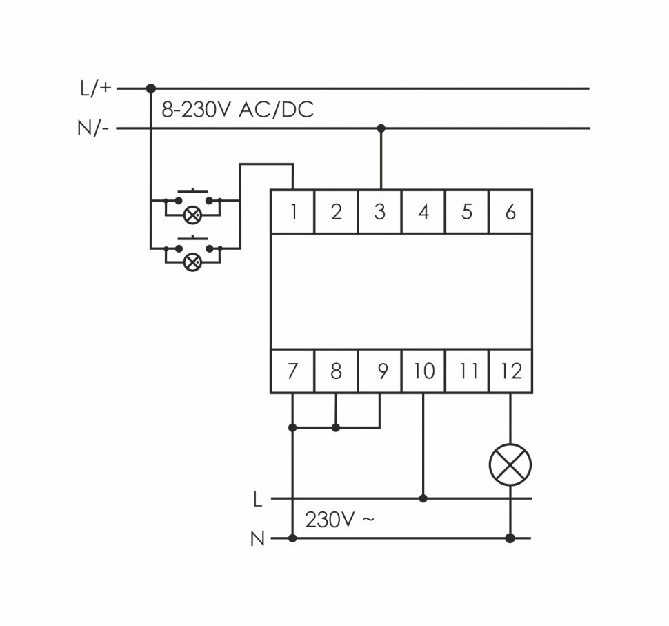 Регулятор  освещённости (диммер) SCO-815