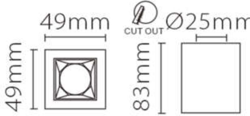 Накладной светильник Fiberli XC002-1T 12120201