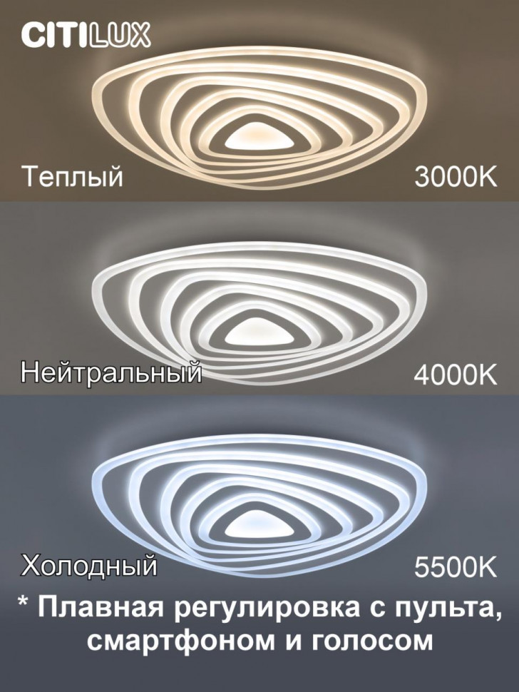 Потолочный светильник Citilux Триест Смарт CL737A35E