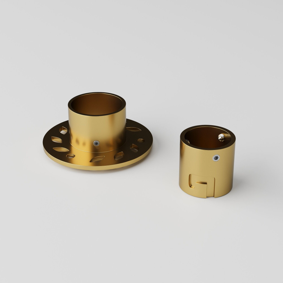 Встраиваемое крепление для круглого гибкого неона Full light черный FL 2860