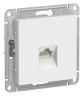 Розетка Systeme Electric Atlas Design RJ-45 кат. 5е, Лотос ATN001383