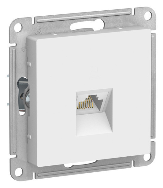 Розетка Systeme Electric Atlas Design RJ-45 кат. 5е, Лотос ATN001383