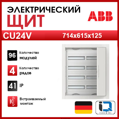 Бокс в нишу 96М CU24V 714x615x125 ABB 2CPX052613R9999