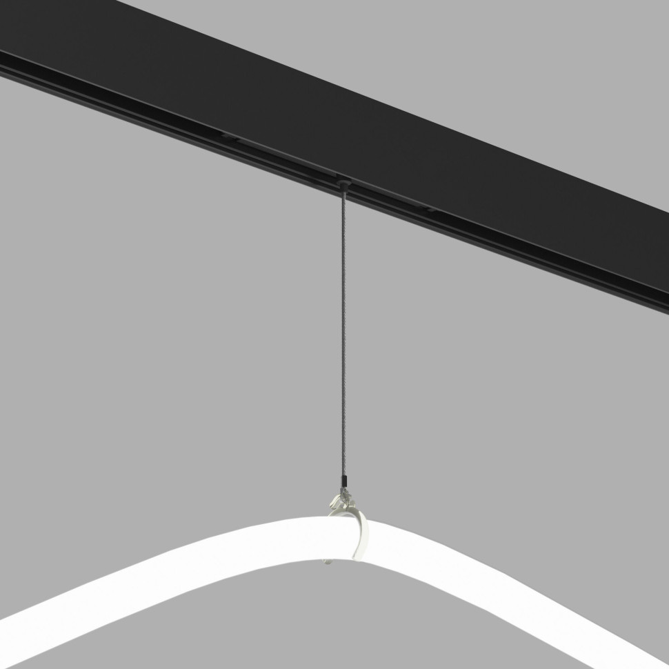 Коннектор для шинопровода черный Full light Slim Magnetic 85102/00