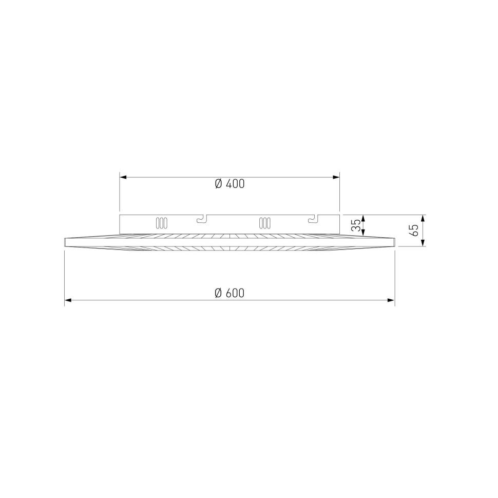 Потолочный светодиодный светильник с тканевым рассеивателем 101003 LED