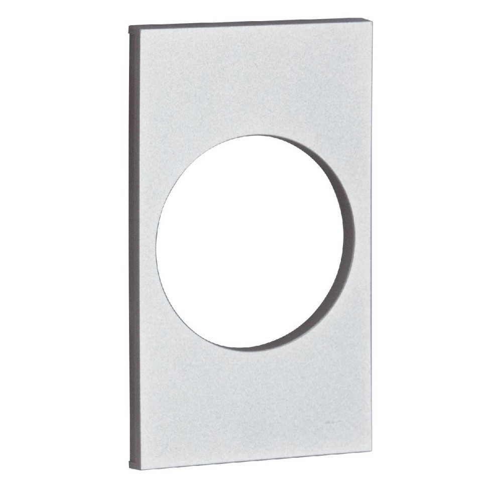 Накладка на розетку 220V с/з со шторками 16A (серый матовый) MEITON AS04 