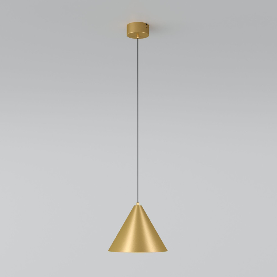 Светильник подвесной светодиодный Conus 16W 3000K черный 50316 LED