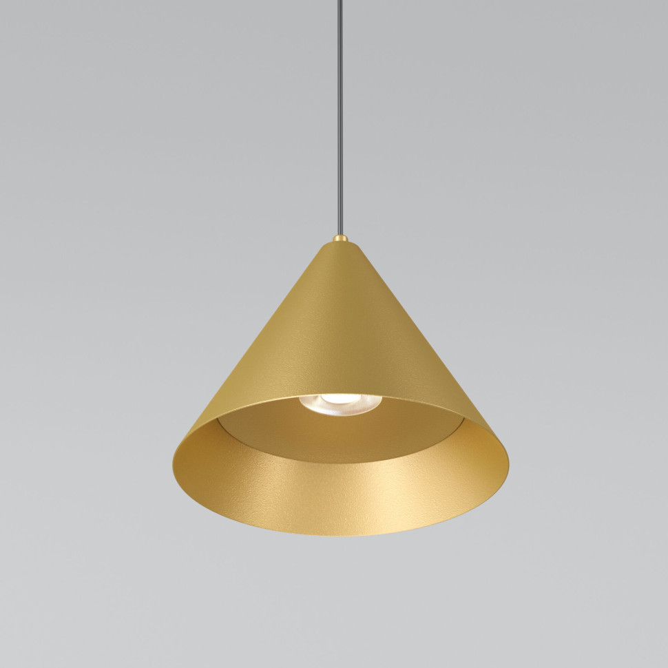 Светильник подвесной светодиодный Conus 16W 3000K черный 50316 LED