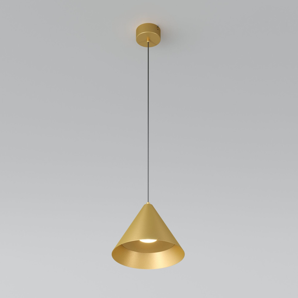 Светильник подвесной светодиодный Conus 16W 3000K черный 50316 LED