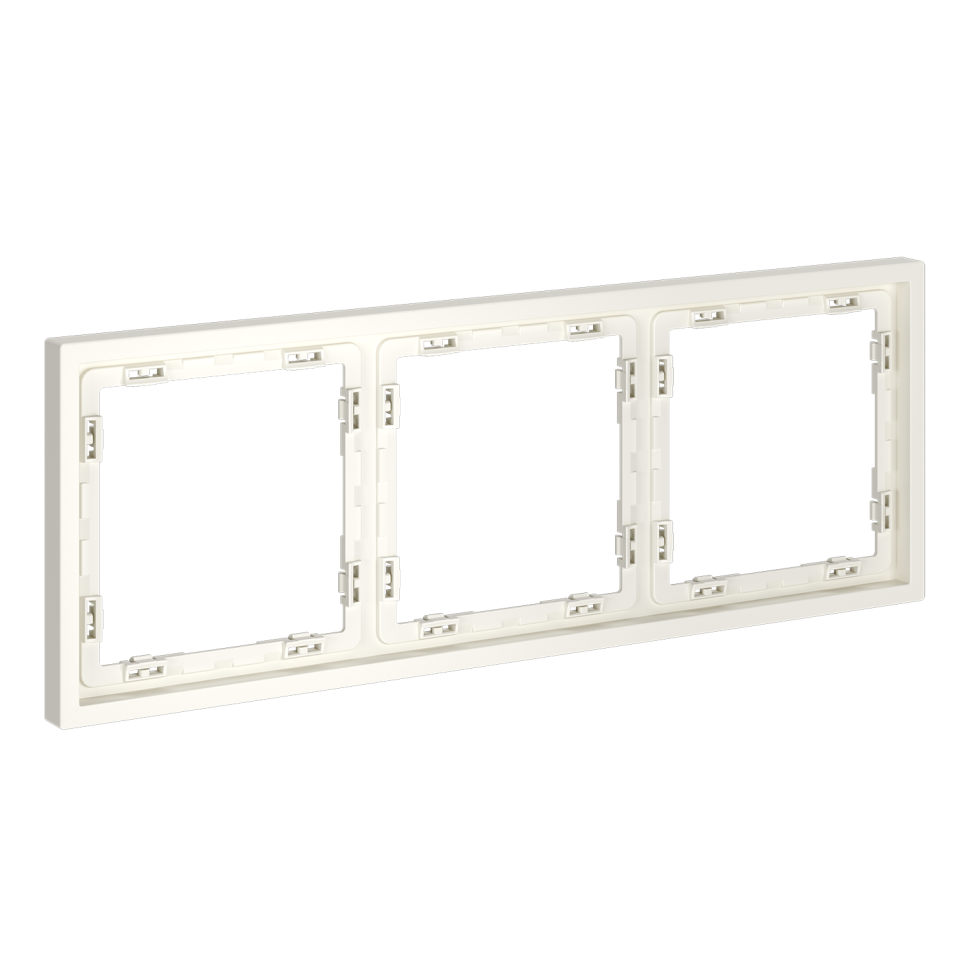 Рамка пластиковая VOLTUM S70 на 3 пост, (хлопок)