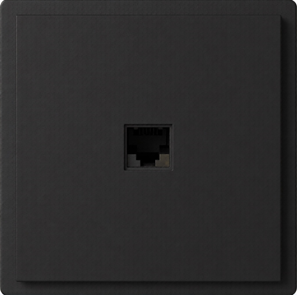 Розетка компьютерная 6 kat, IP-20. (черный)