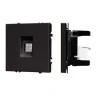 Розетка компьютерная 6 kat, IP-20. NEO PLUS  (черный)