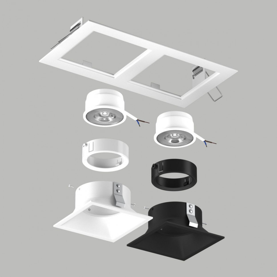 Встраиваемый светильник Lightstar Domino (214526+214506+214507+214006+214007) D5260607WBMOD