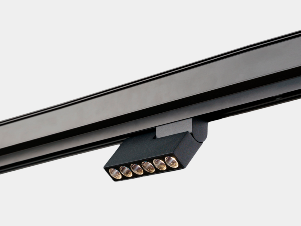  LUMKER Светильник-книжка дарклайт, серия SY-LINK, Черный, 6Вт, IP20, Теплый белый (3000К), SY-LINK-FL-BL-6-WW