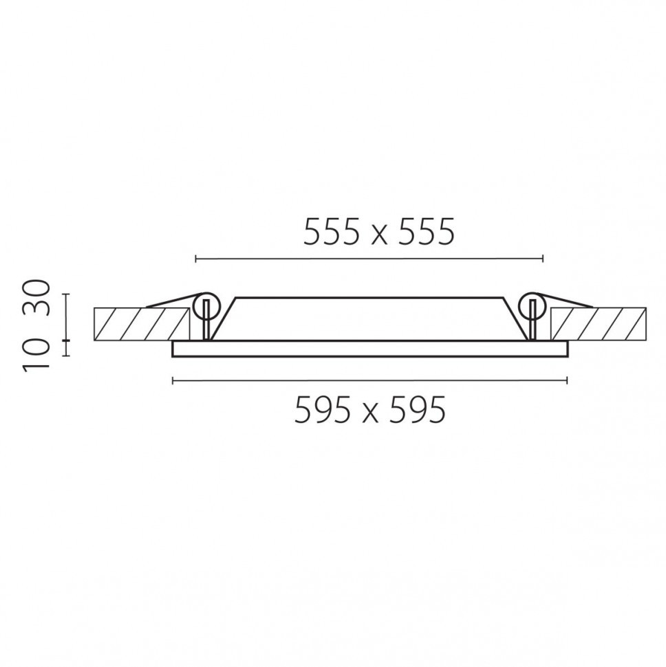 Встраиваемый светильник Lightstar Zocco Qua 224364