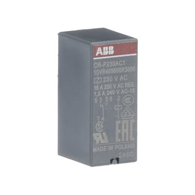 Реле CR-P230AC1 230B AC 1ПК (16А) ABB 1SVR405600R3000