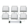 Встраиваемый светильник Uniel ULP-1010-42W/4000K IP54 GRILYATO OPAL WHITE KIT06 UL-00012835