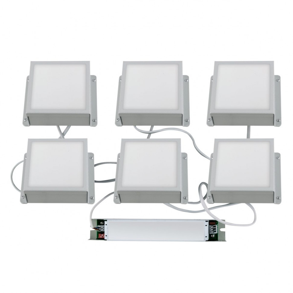 Встраиваемый светильник Uniel ULP-1010-42W/4000K IP54 GRILYATO OPAL WHITE KIT06 UL-00012835