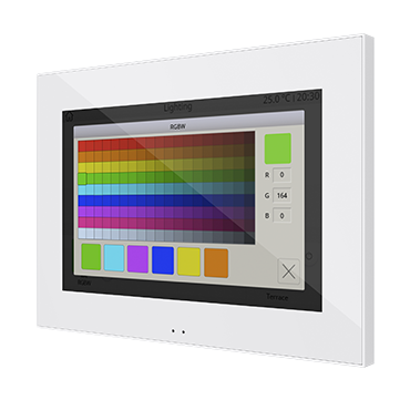 Цветная сенсорная панель KNX с дисплеем 7 Zennio Z70 v2