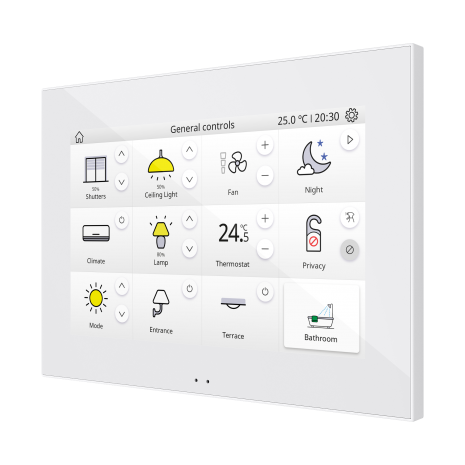 Цветная сенсорная панель KNX с дисплеем 7 Zennio Z70 v2
