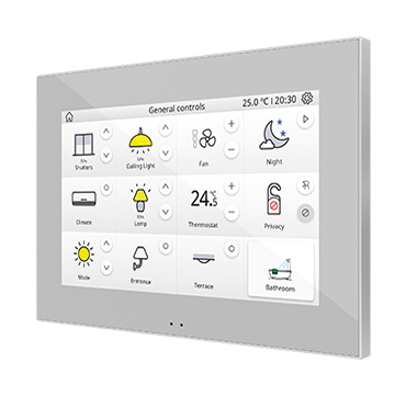 Цветная сенсорная панель KNX с дисплеем 7 Zennio Z70 v2