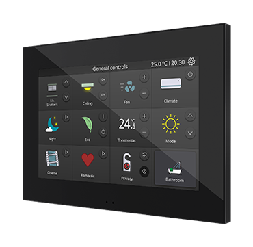 Цветная сенсорная панель KNX с дисплеем 7 Zennio Z70 v2
