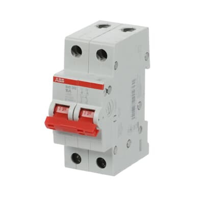 Рубильник ABB SHD202/16 AC/DC 2P 16A 10кА 2CDD272111R0016