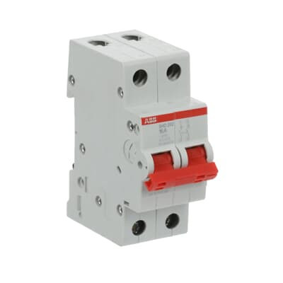 Рубильник ABB SHD202/16 AC/DC 2P 16A 10кА 2CDD272111R0016