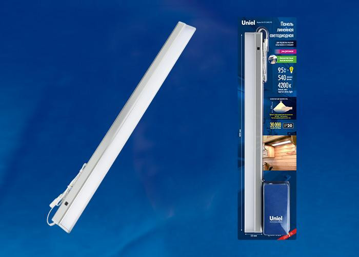 Мебельный светодиодный светильник (UL-00002883) Uniel ULI-F41-5,5W/4200K/DIM Sensor IP20 Silver
