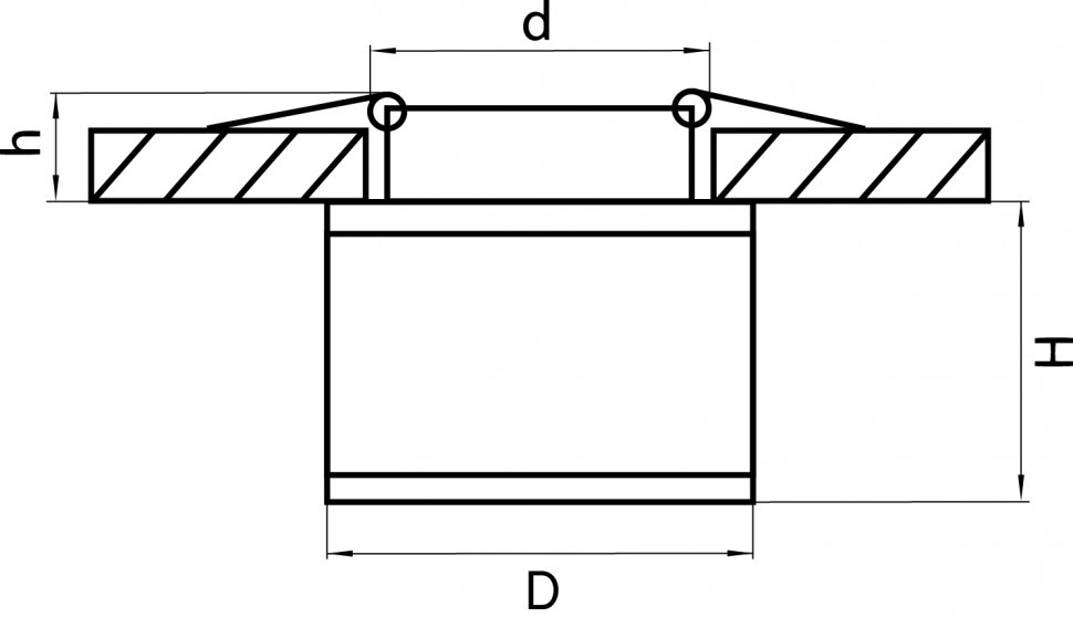 Встраиваемый светильник Lightstar Maturo 072274