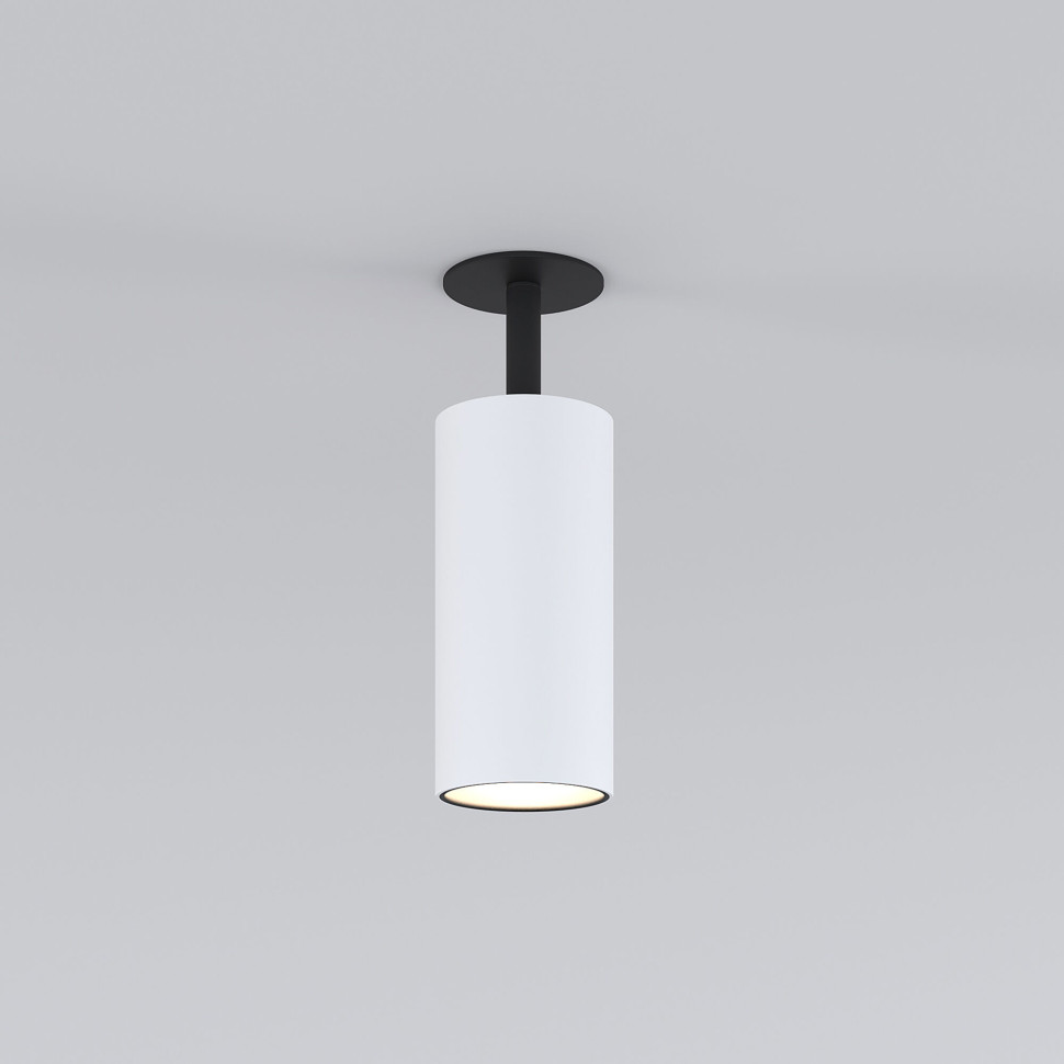 Встраиваемый светодиодный светильник Diffe белый/черный 25066/LED